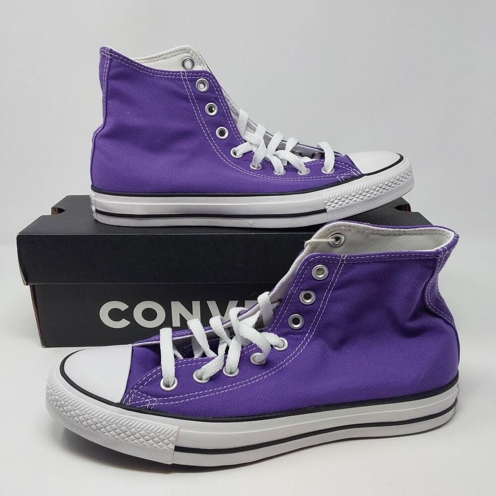 Converse Chuck Taylor All Star Hi Electric Purple 137833F Men 8 Women 10 NIB